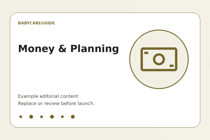 BabyCareGuide example image for Money & Planning
